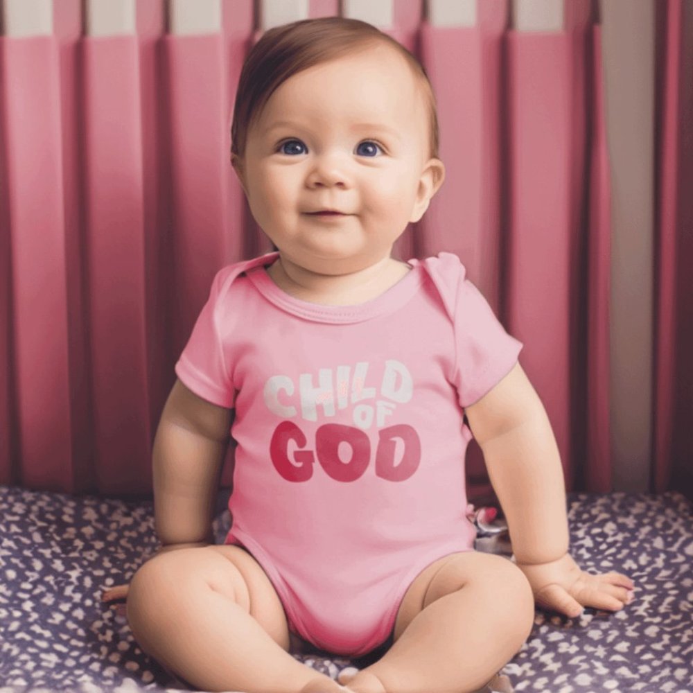 Child of God Pink Onesie